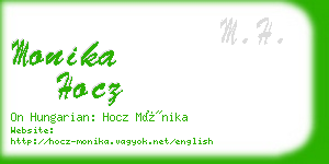 monika hocz business card